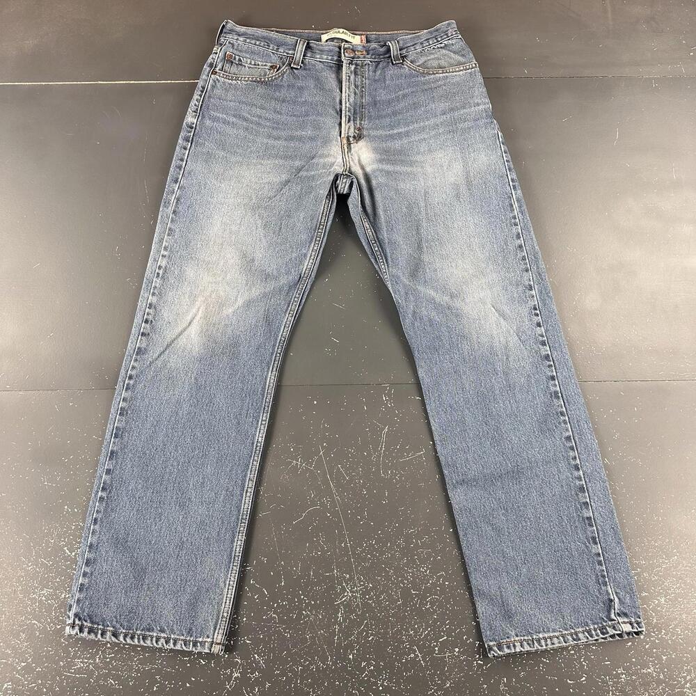 VTG Levis 505 Jeans Mens 35x32 Smoke Rise Fade Worn In Y2K Lot of 2 - Picture 4 of 13